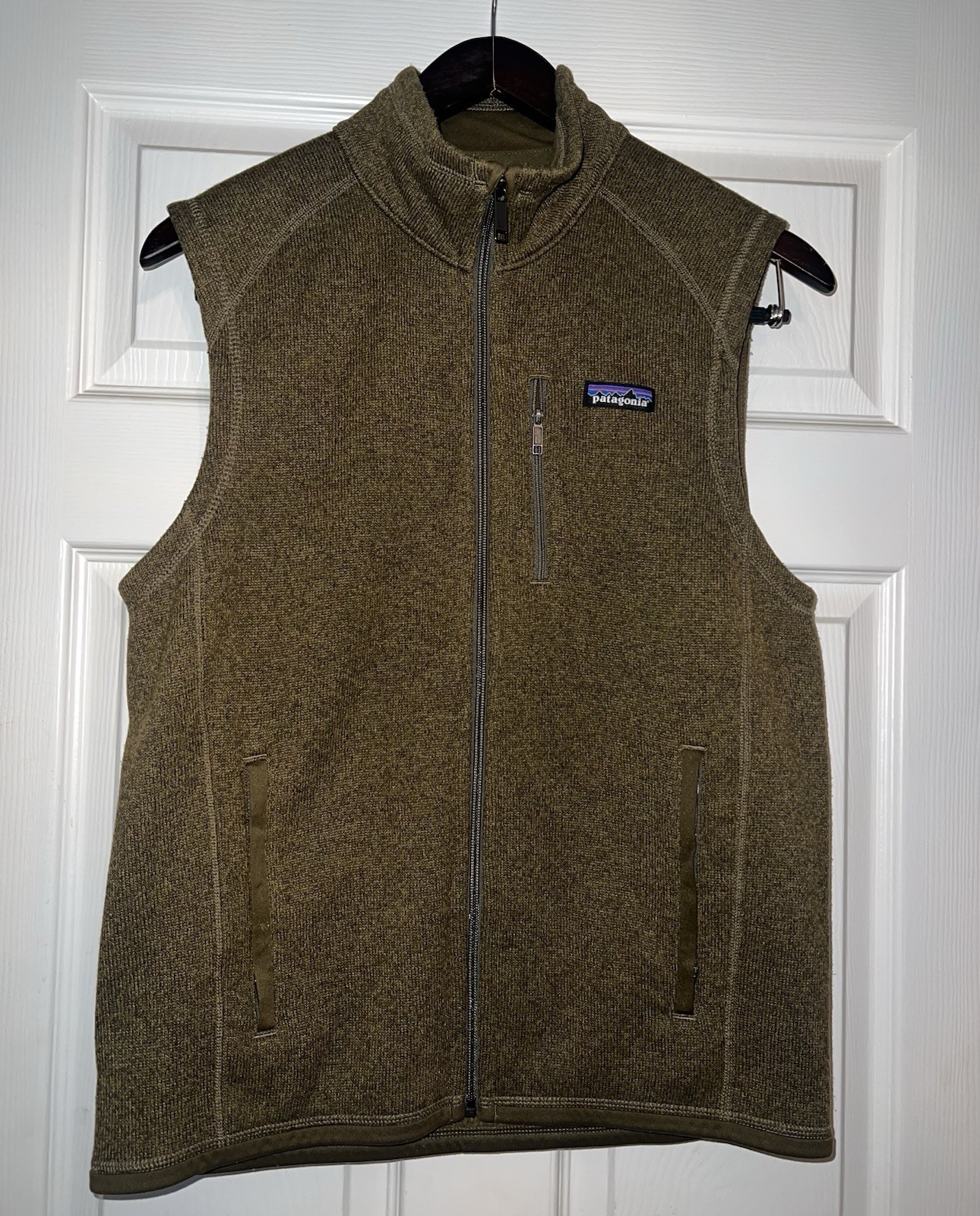 Patagonia Men’s Better Sweater Vest Medium Brown Full Zip Fleece Outdoor