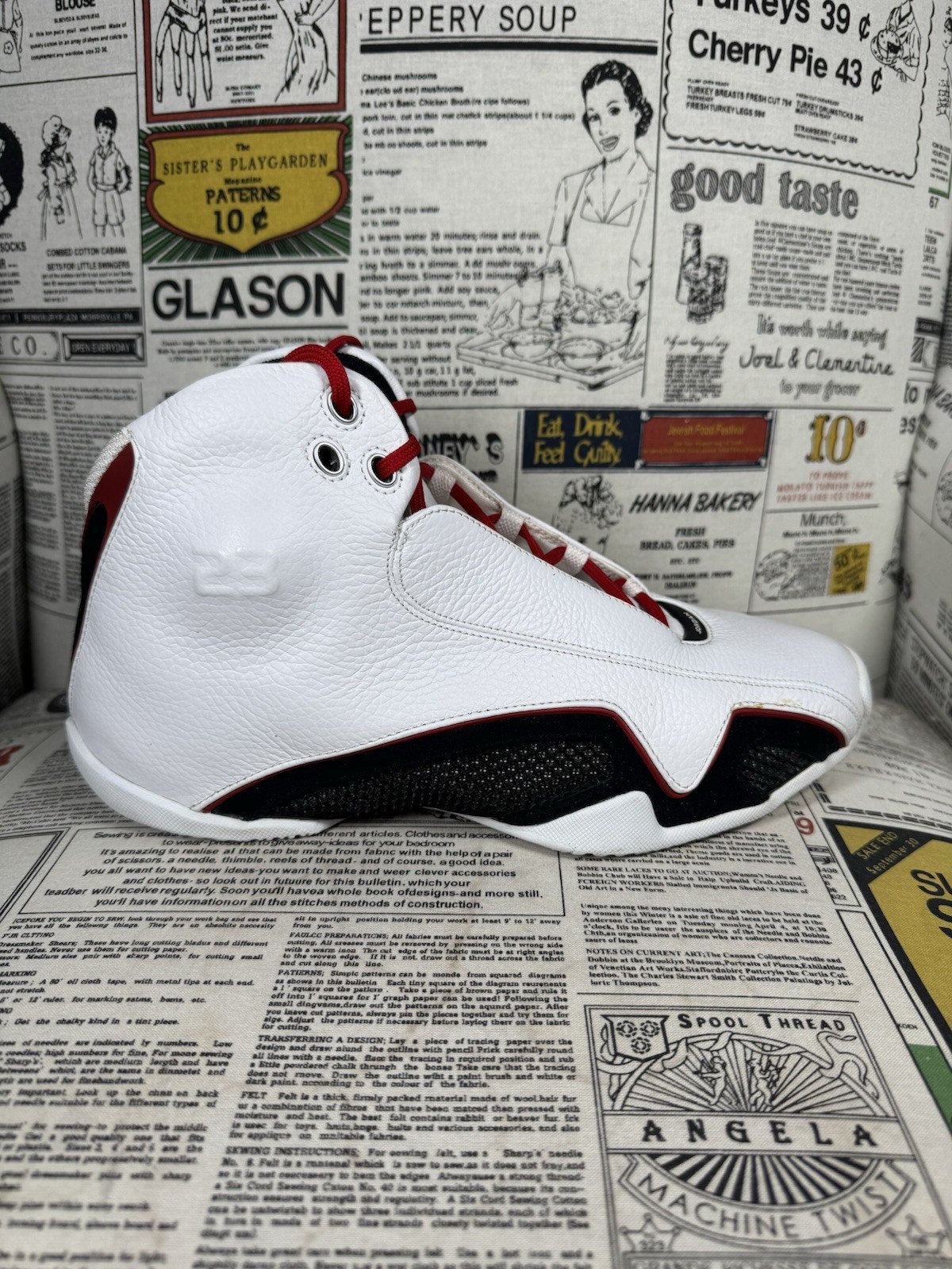 Nike Air Jordan 21 OG 2005 White Varsity 313038-161 Men Size 10 Replacement Box