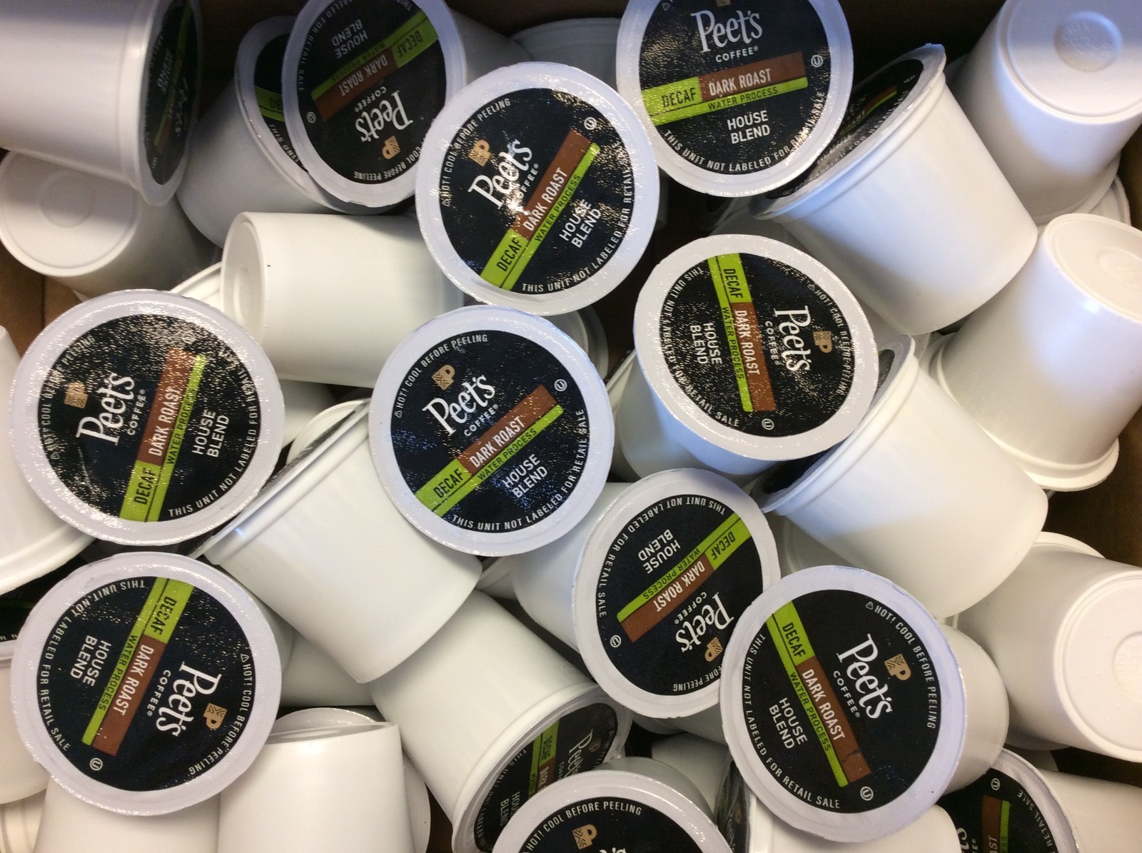 Peet's Coffee Decaf House Blend Coffee K-Cup Pods Dark Roast, NOV/2026, 75 PODS