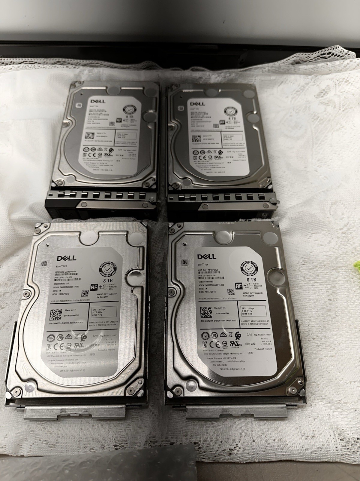 Dell/Seagate Exos 7E8 8TB ST8000NM0185 7.2K RPM SAS 12Gb/s 512e 3.5\