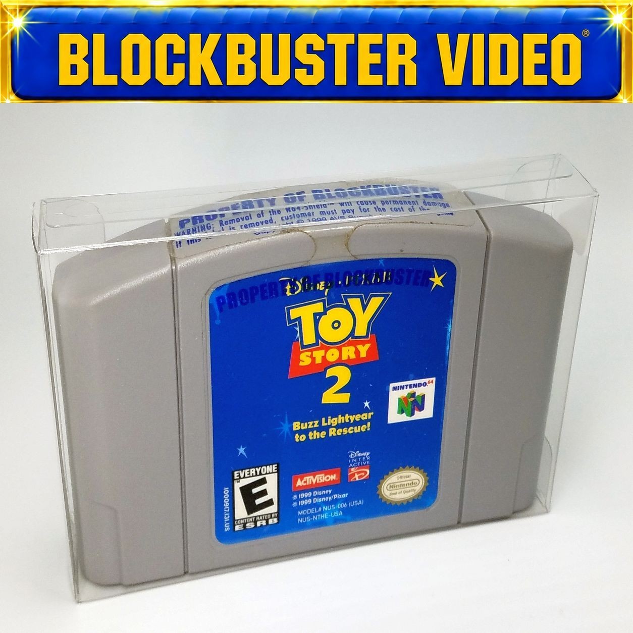 Toy Story 2 Nintendo 64 N64  RARE Game BLOCKBUSTER Collectible Tested
