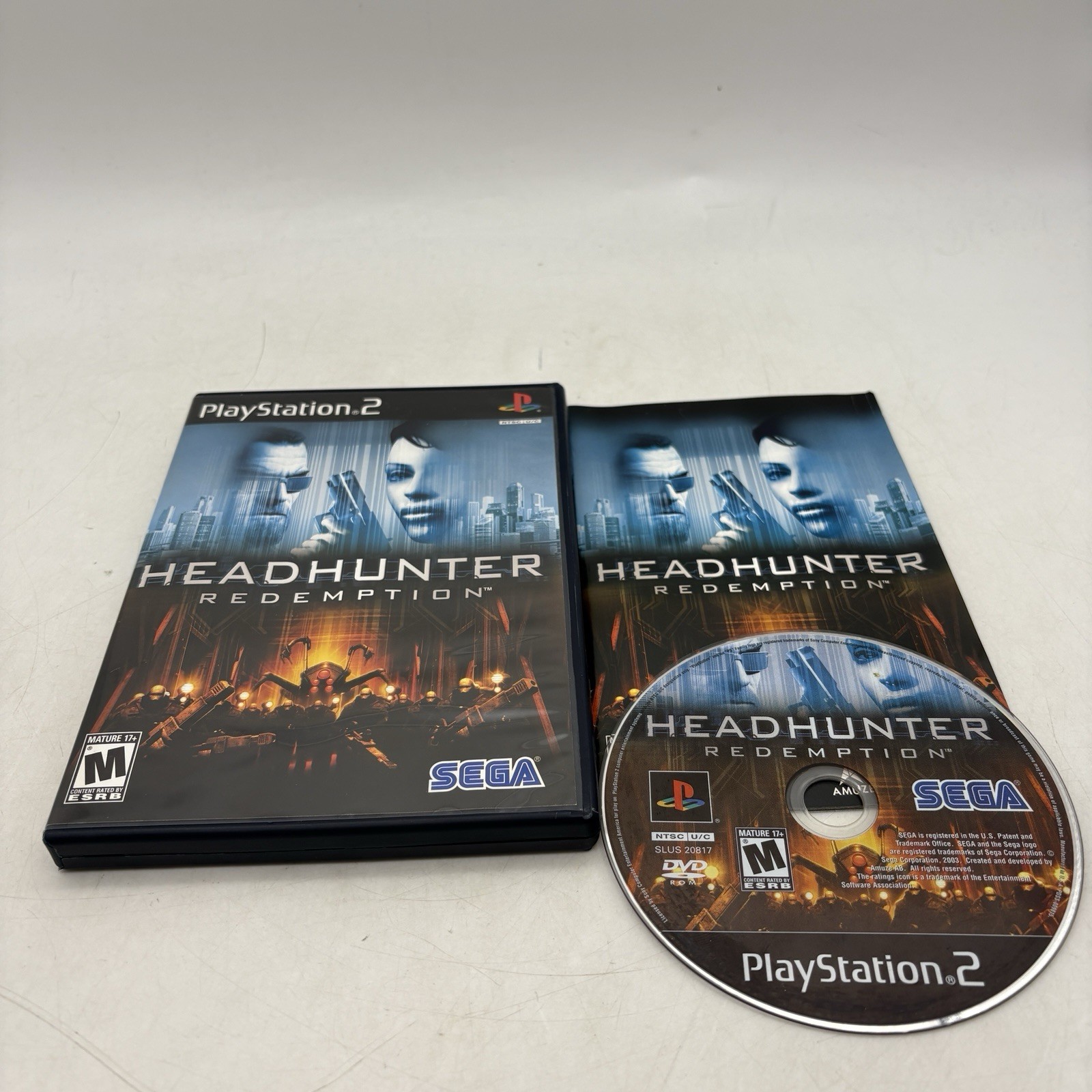Headhunter Redemption Sony PlayStation 2 PS2 Complete w/ Manual CIB Tested Headhunter Redemption Sony PlayStation 2 PS2 Complete w/ Manual CIB Tested