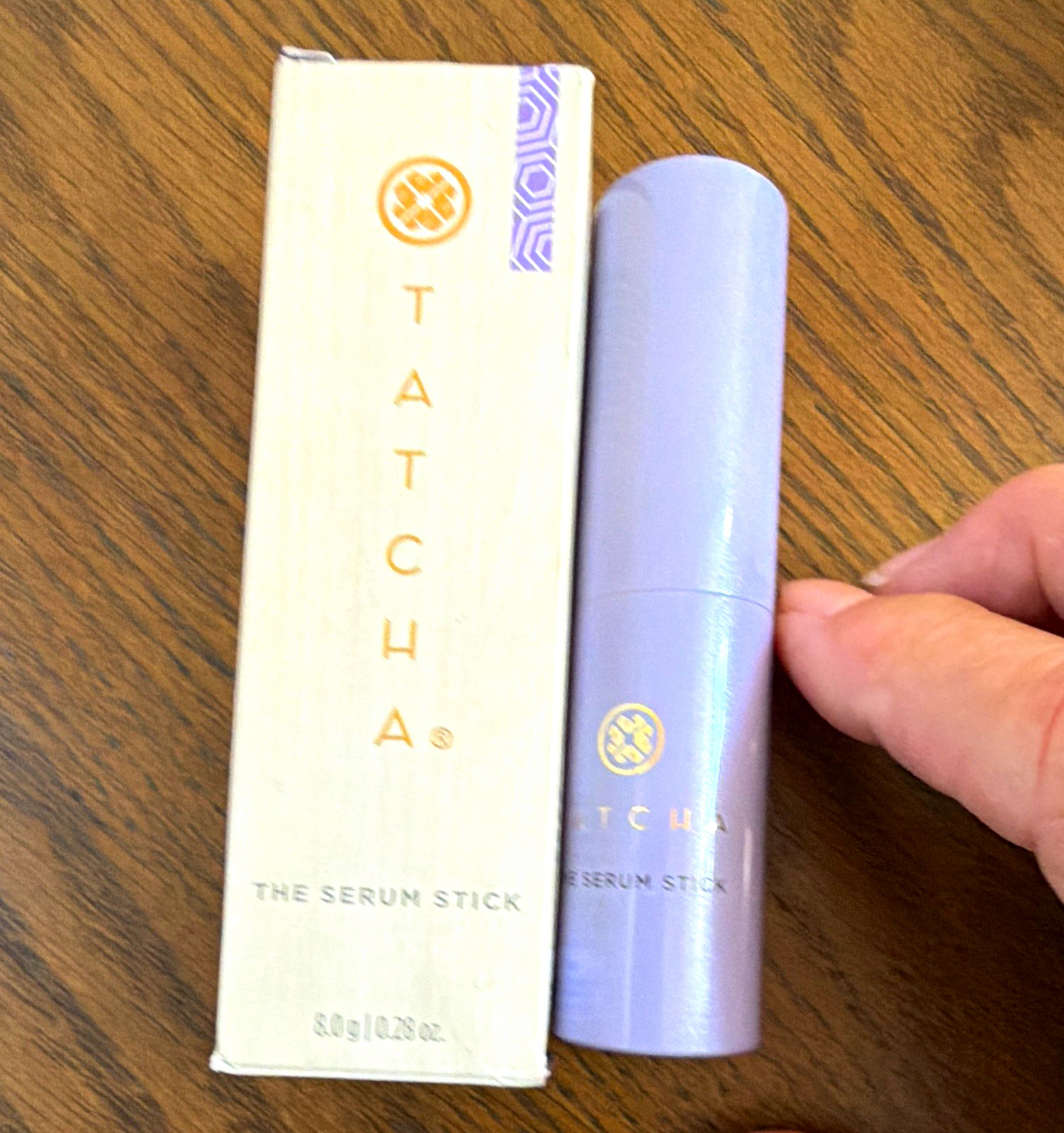 TATCHA The Serum Stick, Stick Formulation, Daily Use, Purple, 0.8 oz / 23 g