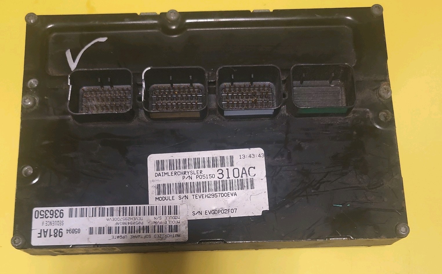 08-10 Chrysler 300 Dodge Charger Engine Computer Control Module ECU P0094981AF