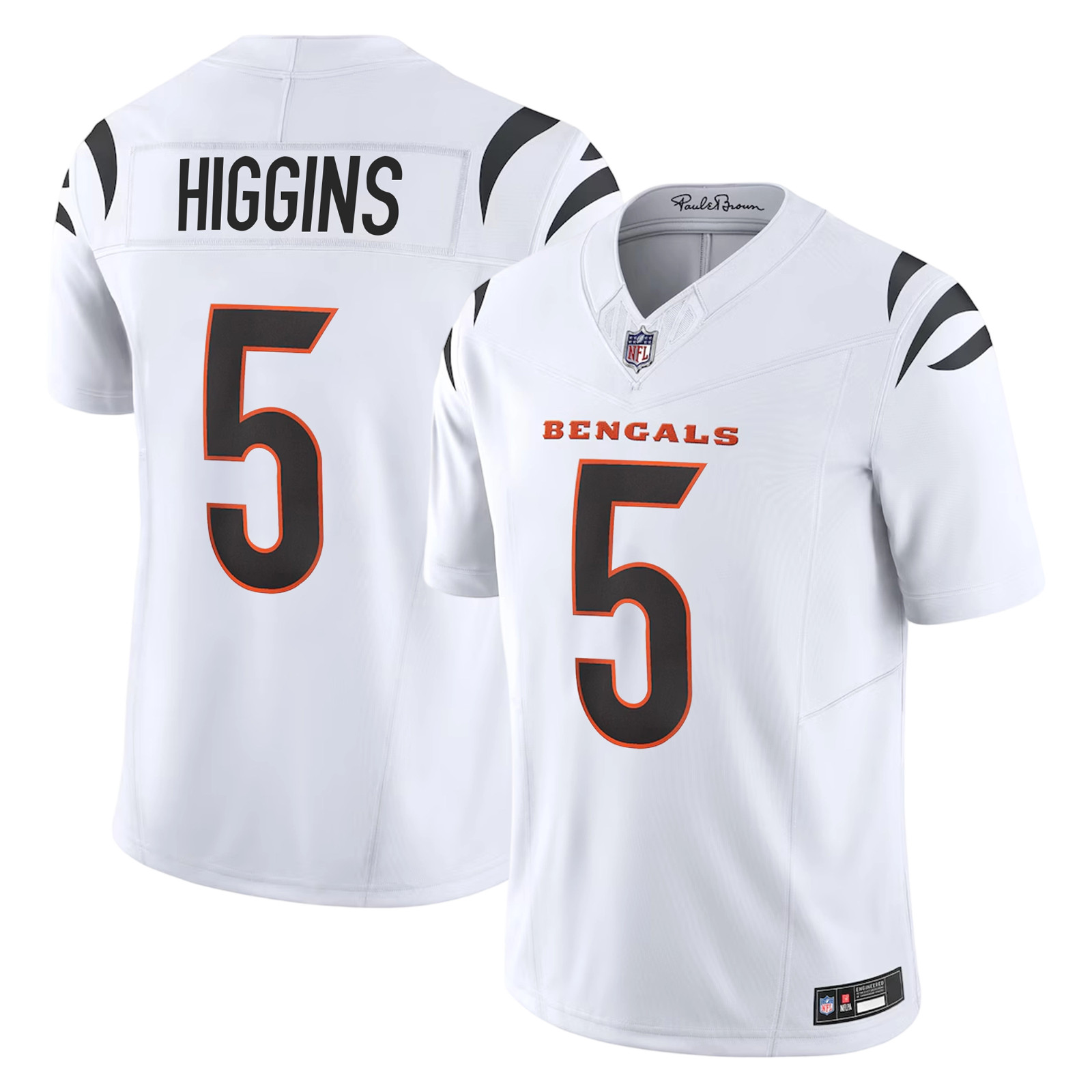 NWT Men\'s/Youth #5 Tee Higgins Game Player All Stitched Jersey