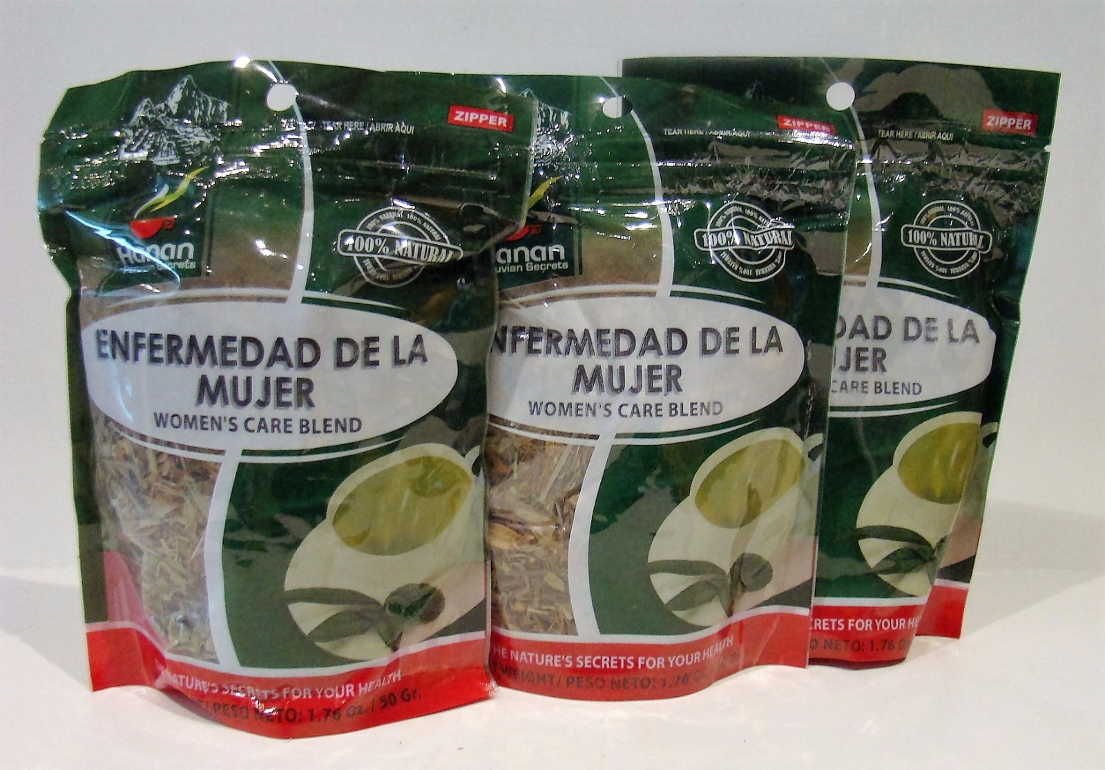  Enfermedad de la Mujer Hierba (Women Care Blend) 3 Bags (50grs/Bag) (Hanan)