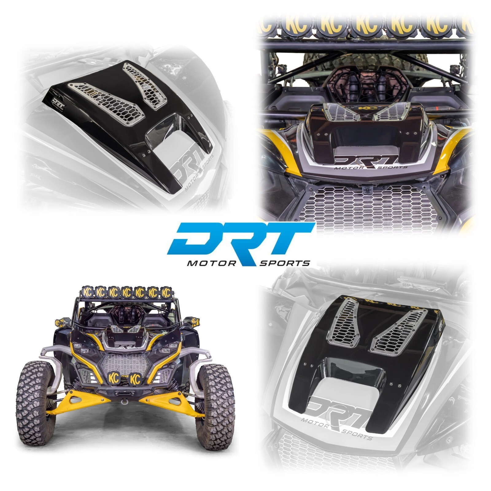 DRT Motorsports Can Am MAVERICK R X XRS / MAX 2024+ Vented ABS Hood Scoop