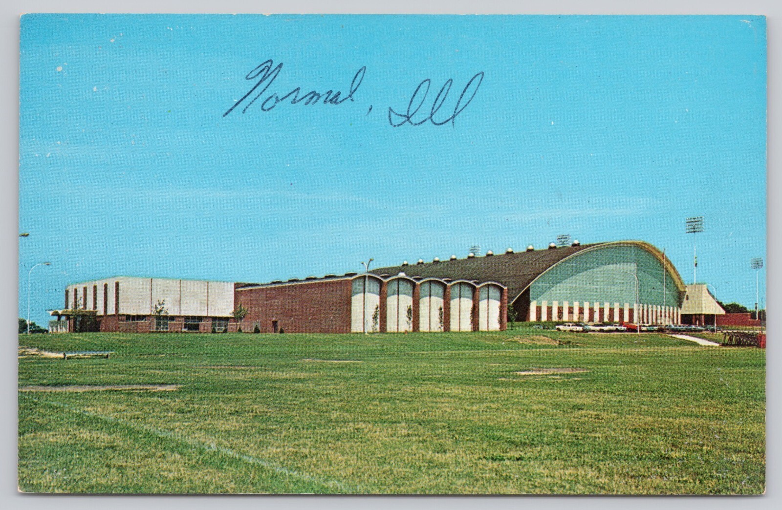 Normal Illinois, Clifford E Horton Physical Education Building, Vintage Postcard