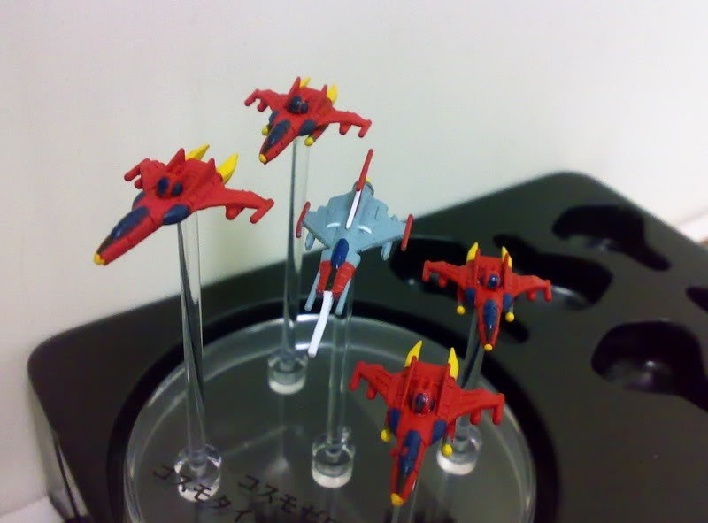 Bandai Yamato Star Blazers Mecha - EDF fighter cosmo zero & tiger torpedo sqdr