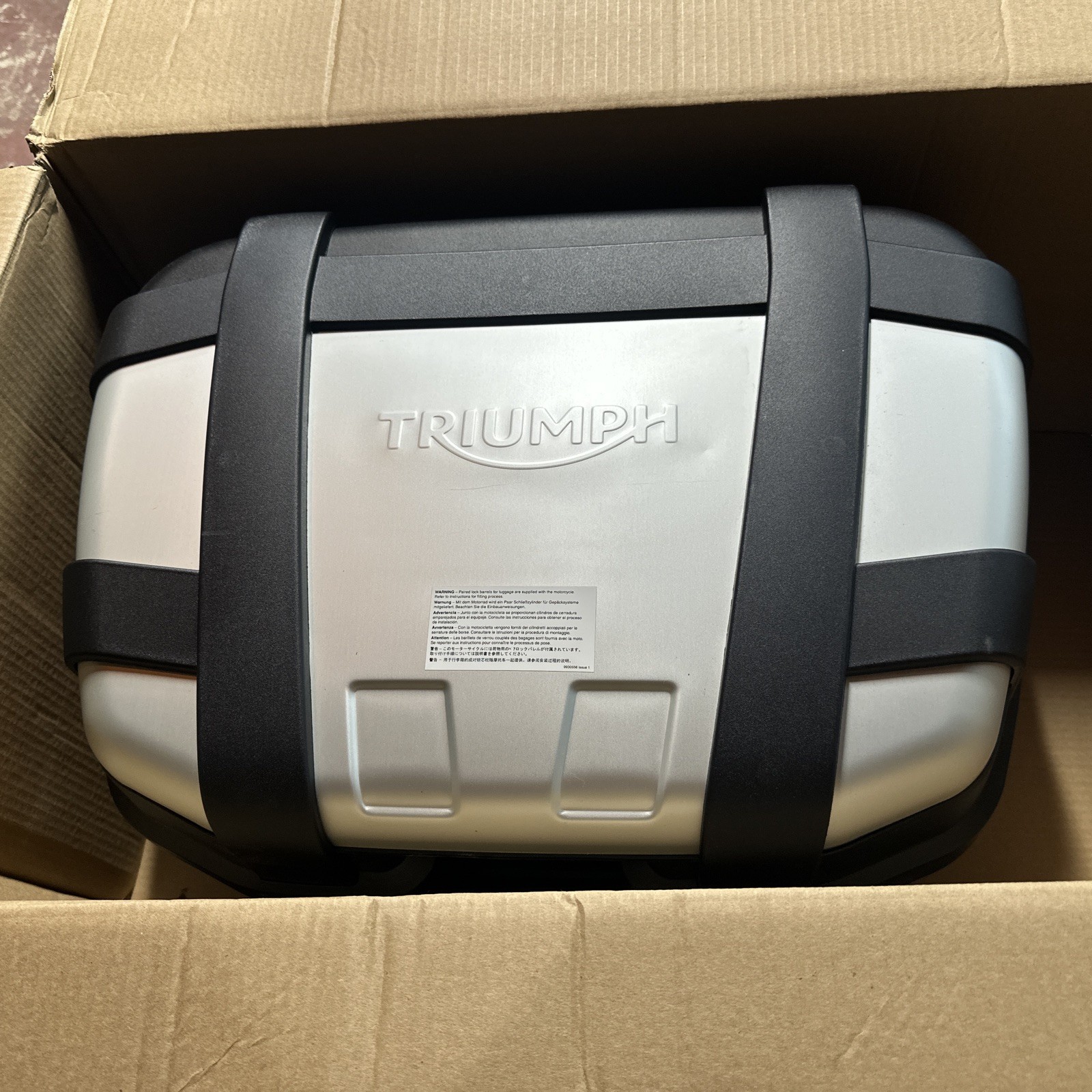 TRIUMPH Tiger 1200 GT / Pro Trekker Top Case 52 Liters Black/Silver