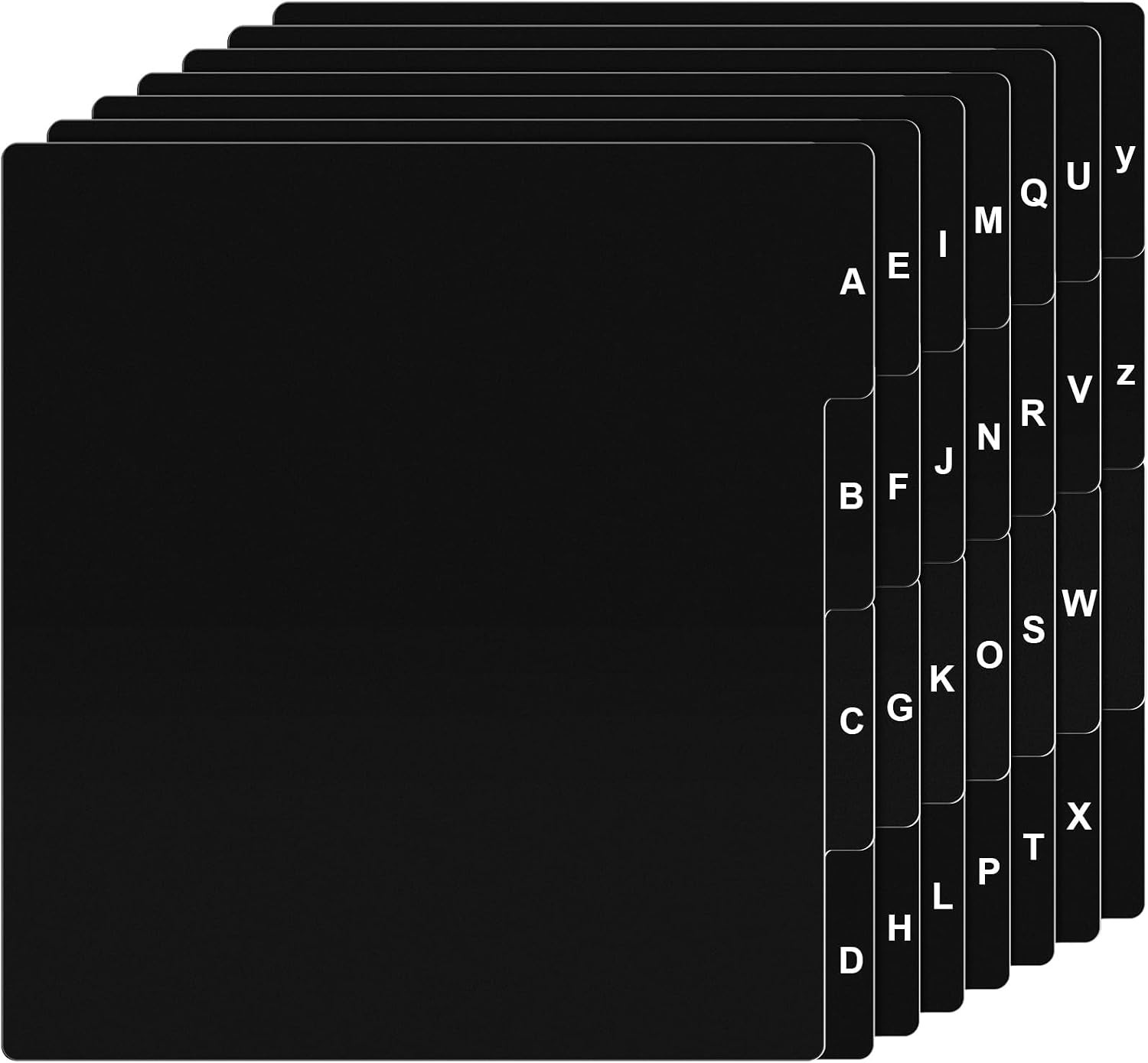 Marspark 26 Pcs Vinyl Album Divider A-Z Record Divider DVD Cd File Alphabet Reco Marspark 26 Pcs Vinyl Album Divider A-Z Record Divider DVD Cd File Alphabet Reco