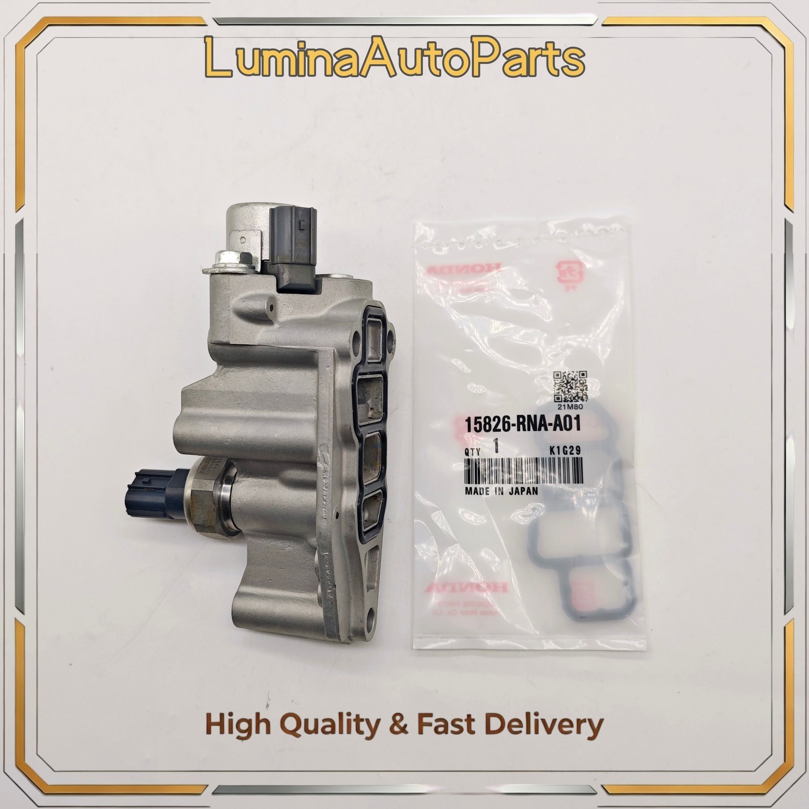 VTEC Solenoid Spool Valve 15810-RNA-A01 15810RNAA01 For 2006-11 Honda Civic 1.8L