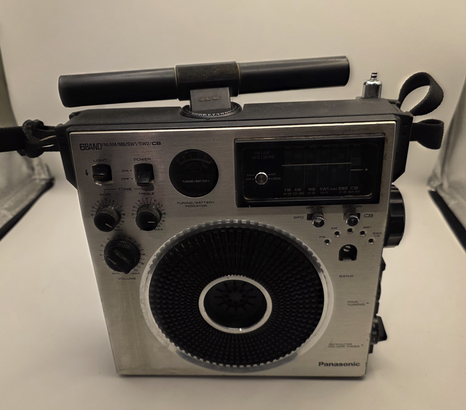 Vintage  Panasonic, 6 Band Radio, RF-1150, FM/AM/MB/SW1/SW2/CB, Tested