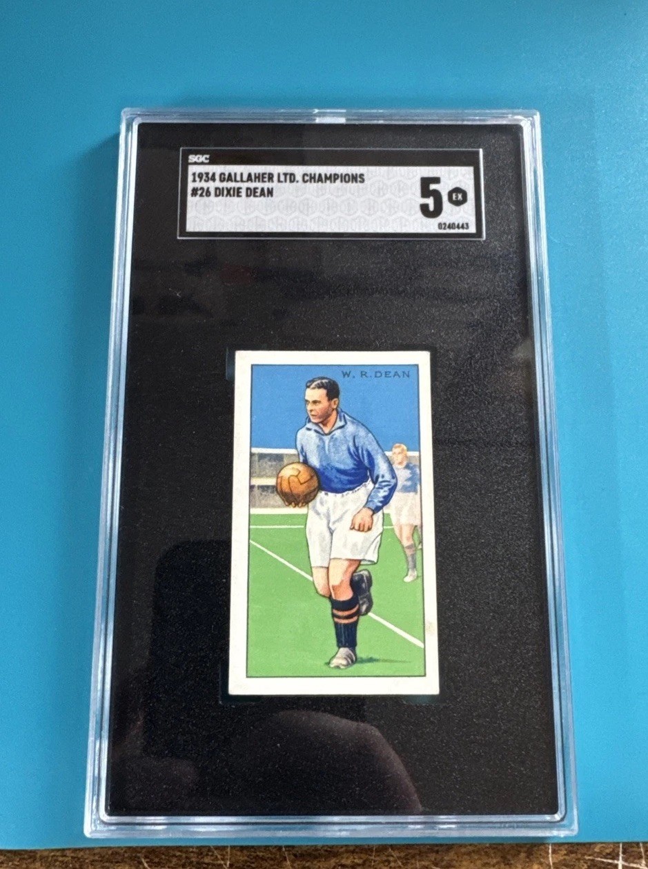 1934 Dixie Dean Gallaher Name SGC 5 Soccer Star ⚽️ ⚽️ ⚽️ 1934 Dixie Dean Gallaher Name SGC 5 Soccer Star ⚽️ ⚽️ ⚽️
