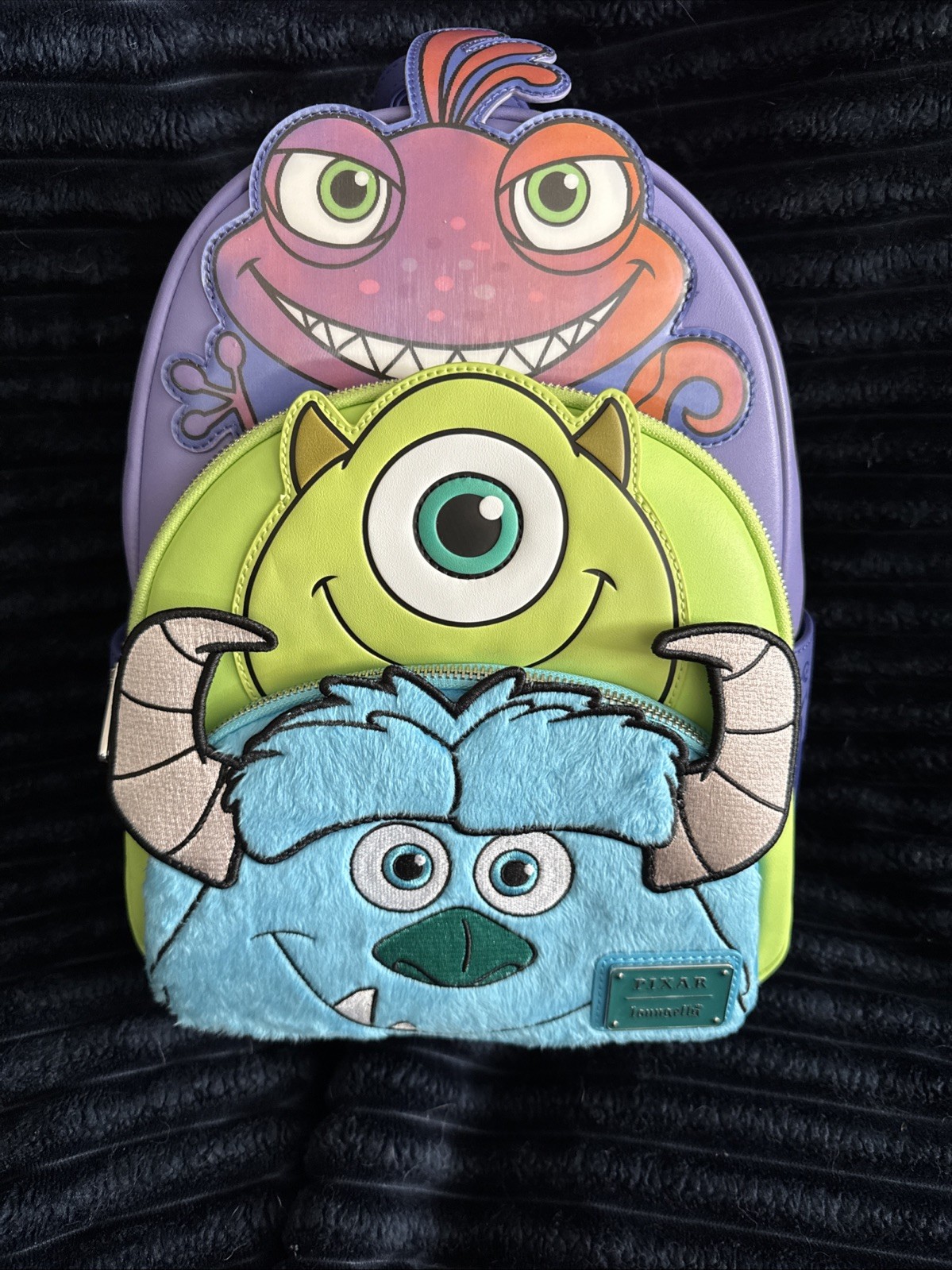 Loungefly Disney Monsters, Inc. Mini Backpack Multicolor Loungefly Disney Monsters, Inc. Mini Backpack Multicolor