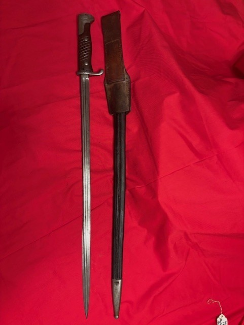 WWI German M1898 A long quillback Bayonet WWI German M1898 A long quillback Bayonet