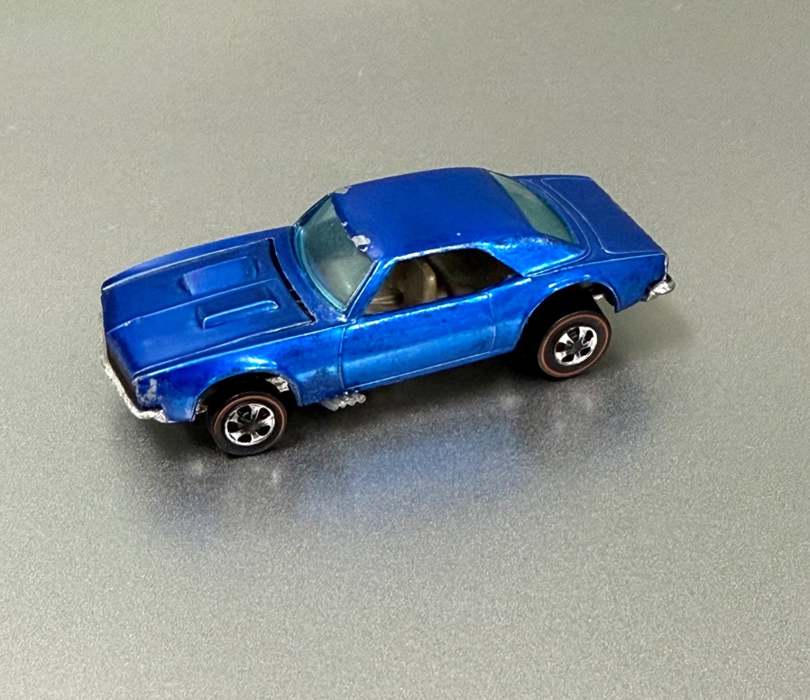 Vintage Hot Wheels Redline - CUSTOM CAMARO - Mattel 1967 - Original - Nice