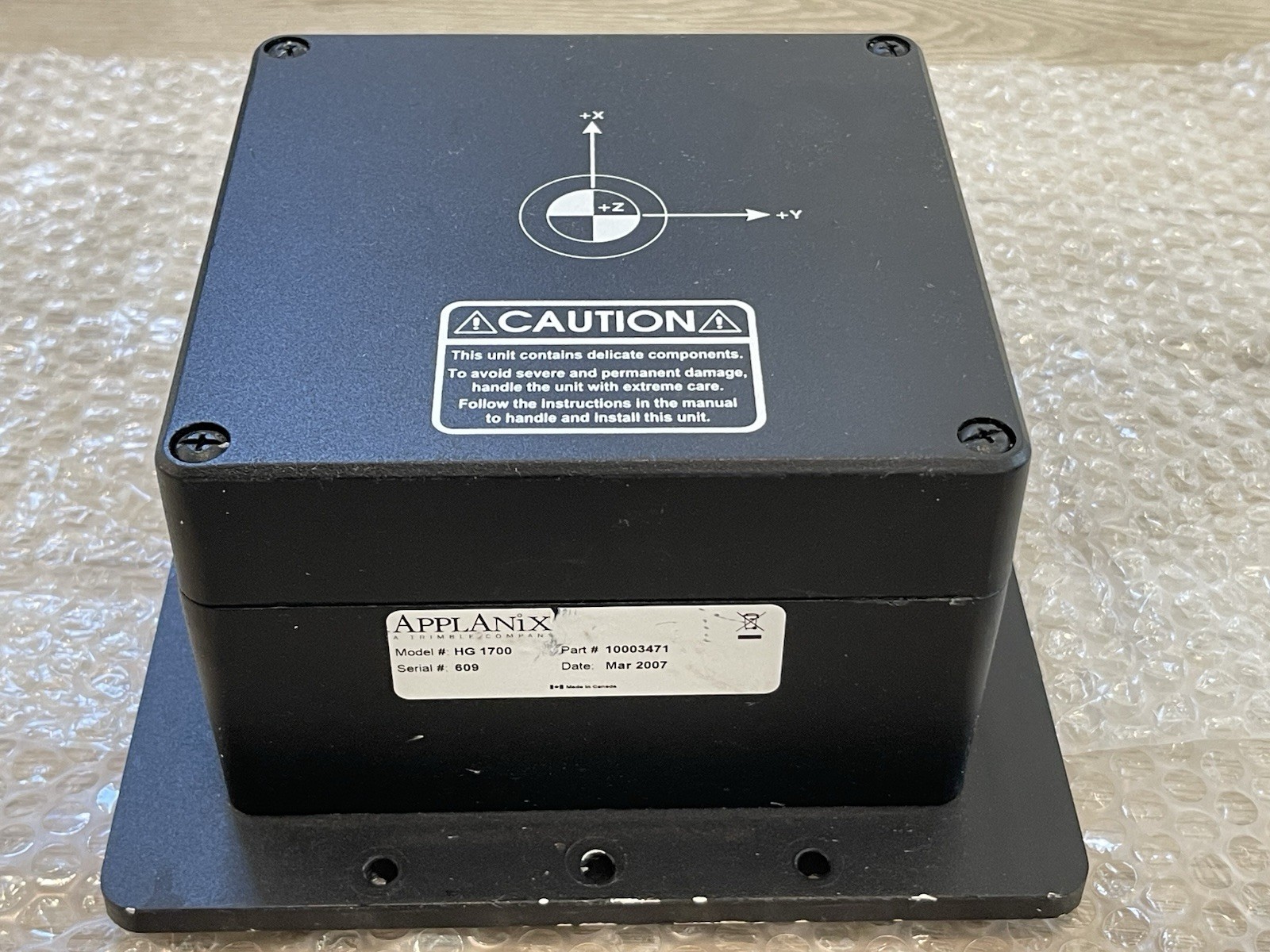 APPLANIX TRIMBLE HG 1700 Part # 10003471 - Unit Only - 30 Day Warranty APPLANIX TRIMBLE HG 1700 Part # 10003471 - Unit Only - 30 Day Warranty