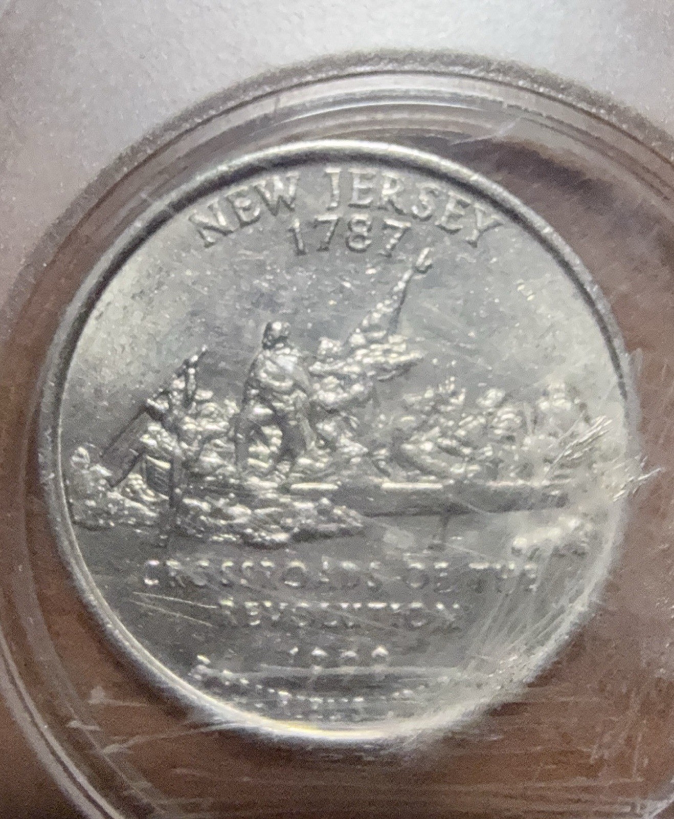 1999-P New Jersey State Quarter 25C Business Strike Single Coin KM#308 1999-P New Jersey State Quarter 25C Business Strike Single Coin KM#308