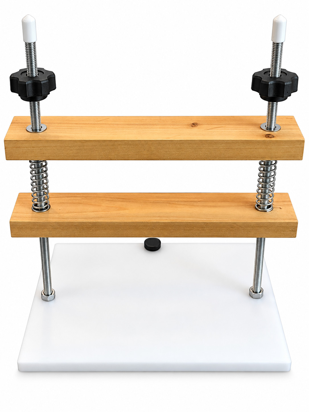 Home Cheese Press with Adjustable Waterproof Base – Dual-Spring 100 lb. Springs