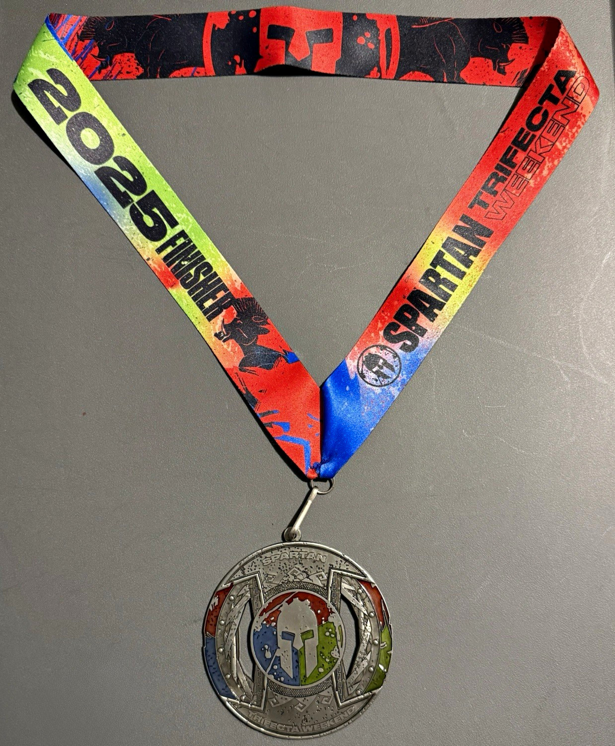New Unworn 2025 Spartan Race Weekend Trifrcta Medal New Unworn 2025 Spartan Race Weekend Trifrcta Medal