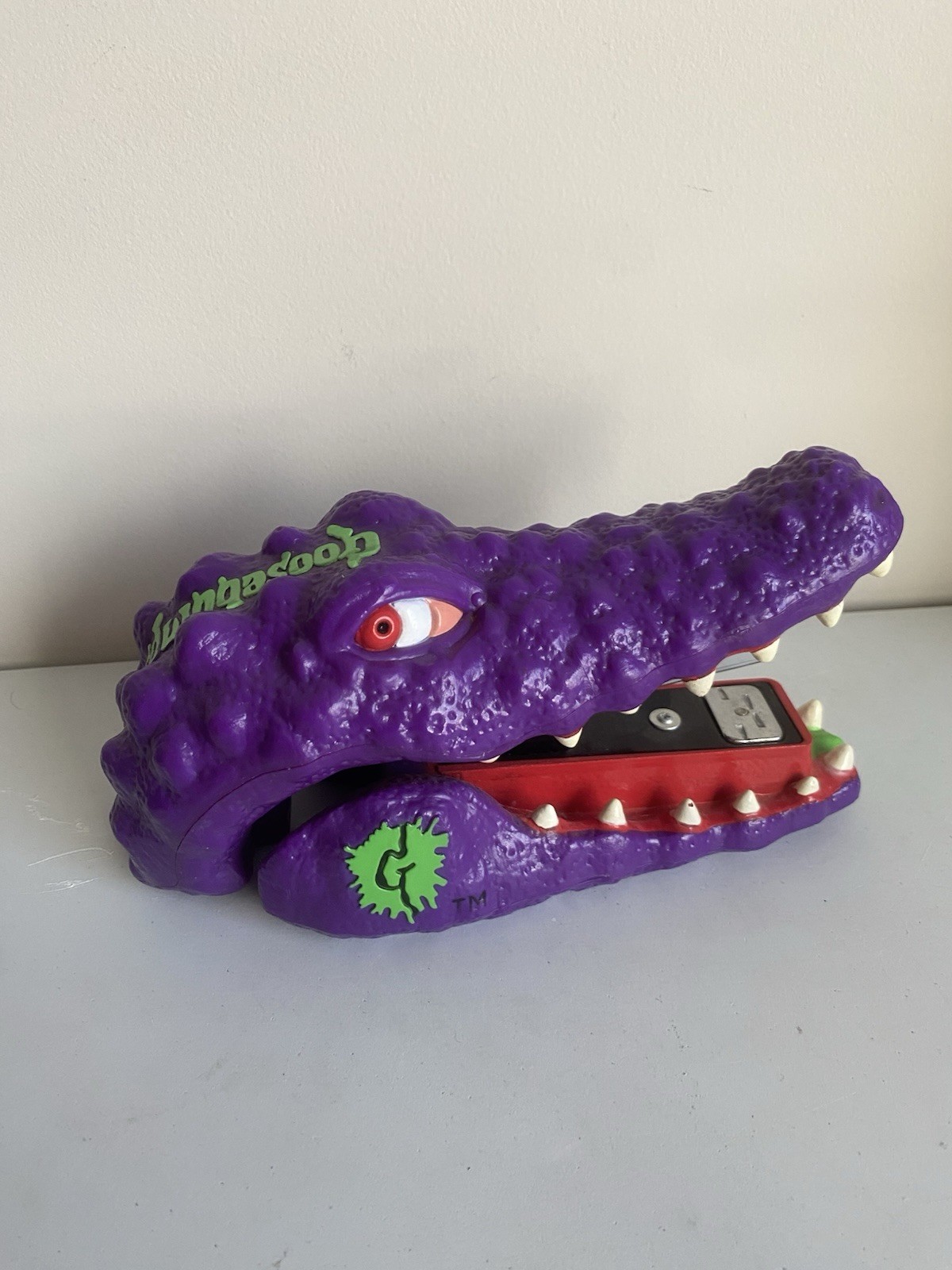 Goosebumps Vintage 1996 Rare Purple Alligator Gator Desktop Stapler Goosebumps Vintage 1996 Rare Purple Alligator Gator Desktop Stapler