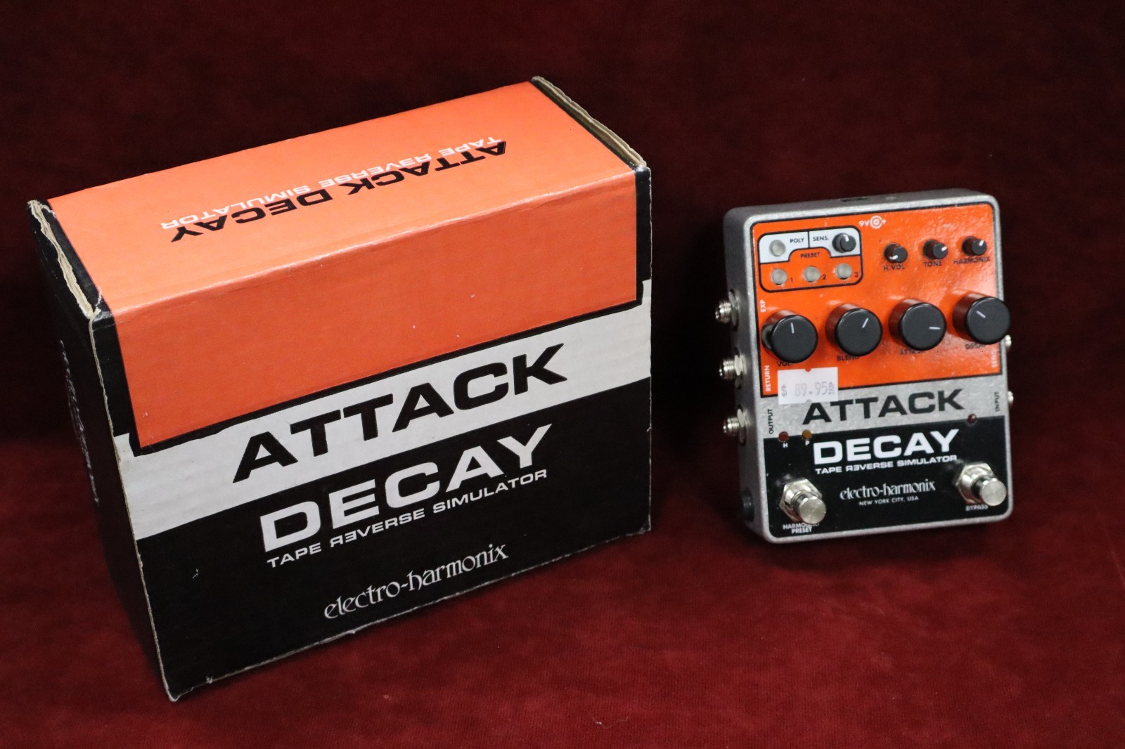 Electro-Harmonix Attack Decay Tape Reverse Simulator - Ships in Original BOX Electro-Harmonix Attack Decay Tape Reverse Simulator - Ships in Original BOX