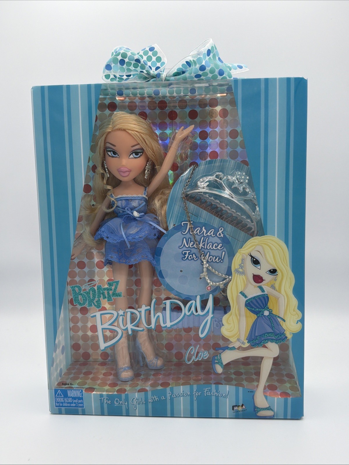 NEW NIB -CLOE BRATZ BIRTHDAY DOLL W/ TIARA & NECKLACE  Second Edition V1 20O7