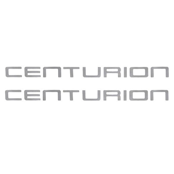 Ski Centurion Boat Raised Decal 2047-20976 | Silver Stickers (Pair)