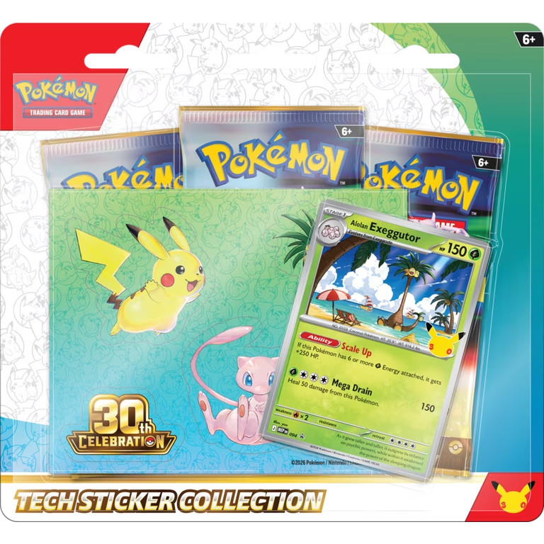 Pokemon 30th Anniversary Tech Sticker Collection - Factory Sealed - eBay LIVE Pokemon 30th Anniversary Tech Sticker Collection - Factory Sealed - eBay LIVE