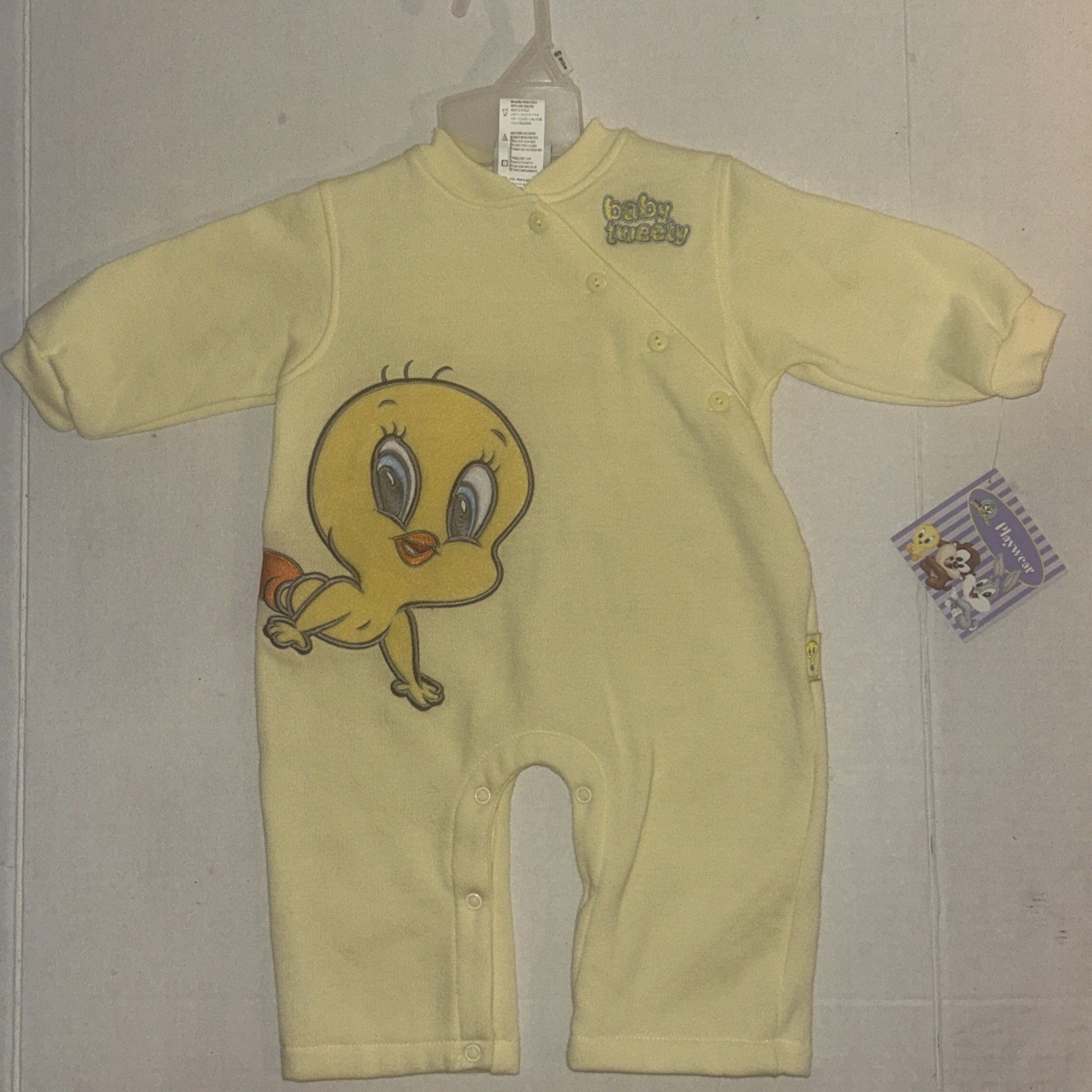 Baby Looney Tunes Warner Bros. Vintage Tweety Bird Playwear 6-9 Months