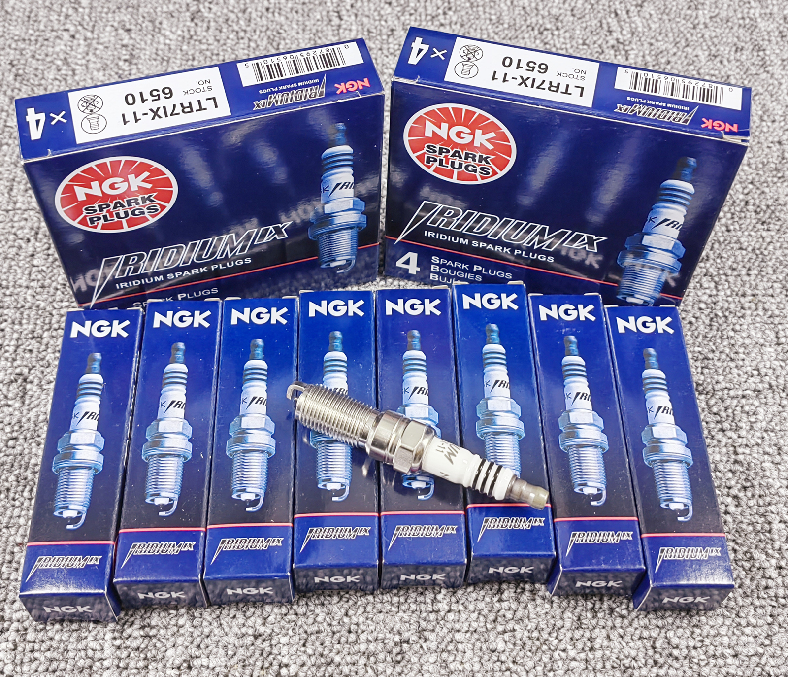 8pcs Iridium IX Plug Spark Plugs FOR NGK 6510 LTR7IX-11 6510 LTR7IX11 Tune USA 8pcs Iridium IX Plug Spark Plugs FOR NGK 6510 LTR7IX-11 6510 LTR7IX11 Tune USA