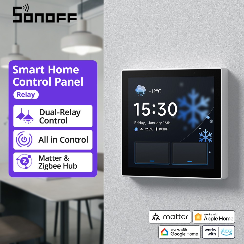 SONOFF NSPanel Pro Gen2 2-Relay Control Panel Zigbee Matter Hub Home Assistant SONOFF NSPanel Pro Gen2 2-Relay Control Panel Zigbee Matter Hub Home Assistant