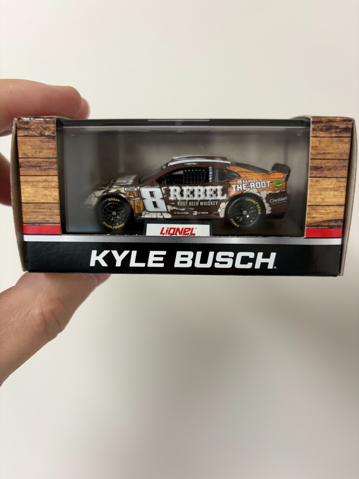 2026 Kyle Busch Rebel Root Beer Whiskey #8 Lionel Racing 1:64 Scale Diecast Car
