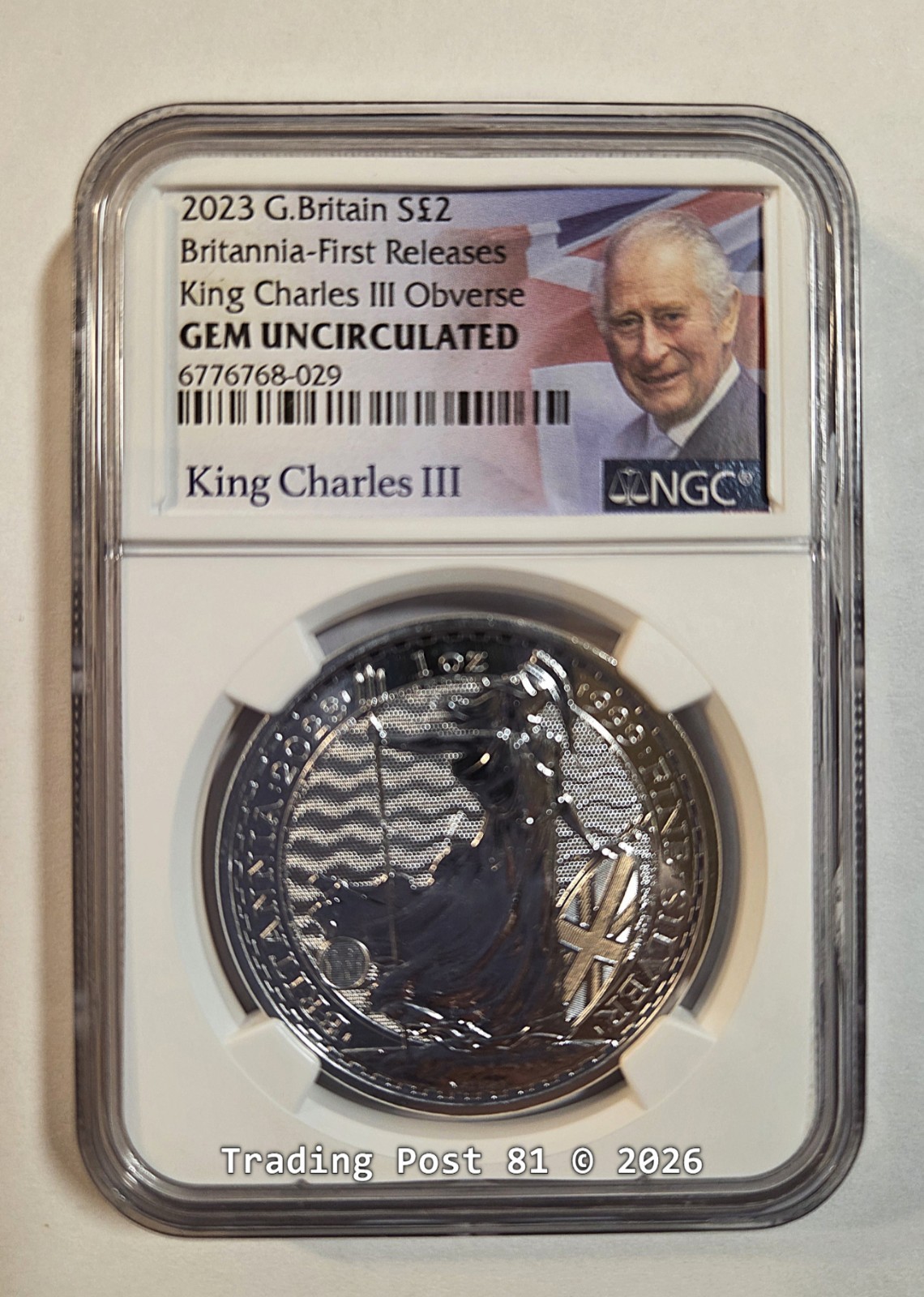 2024 GREAT BRITAIN *** SALE *** Britannia SILVER - King Charles III - GEM UNC. 2024 GREAT BRITAIN *** SALE *** Britannia SILVER - King Charles III - GEM UNC.