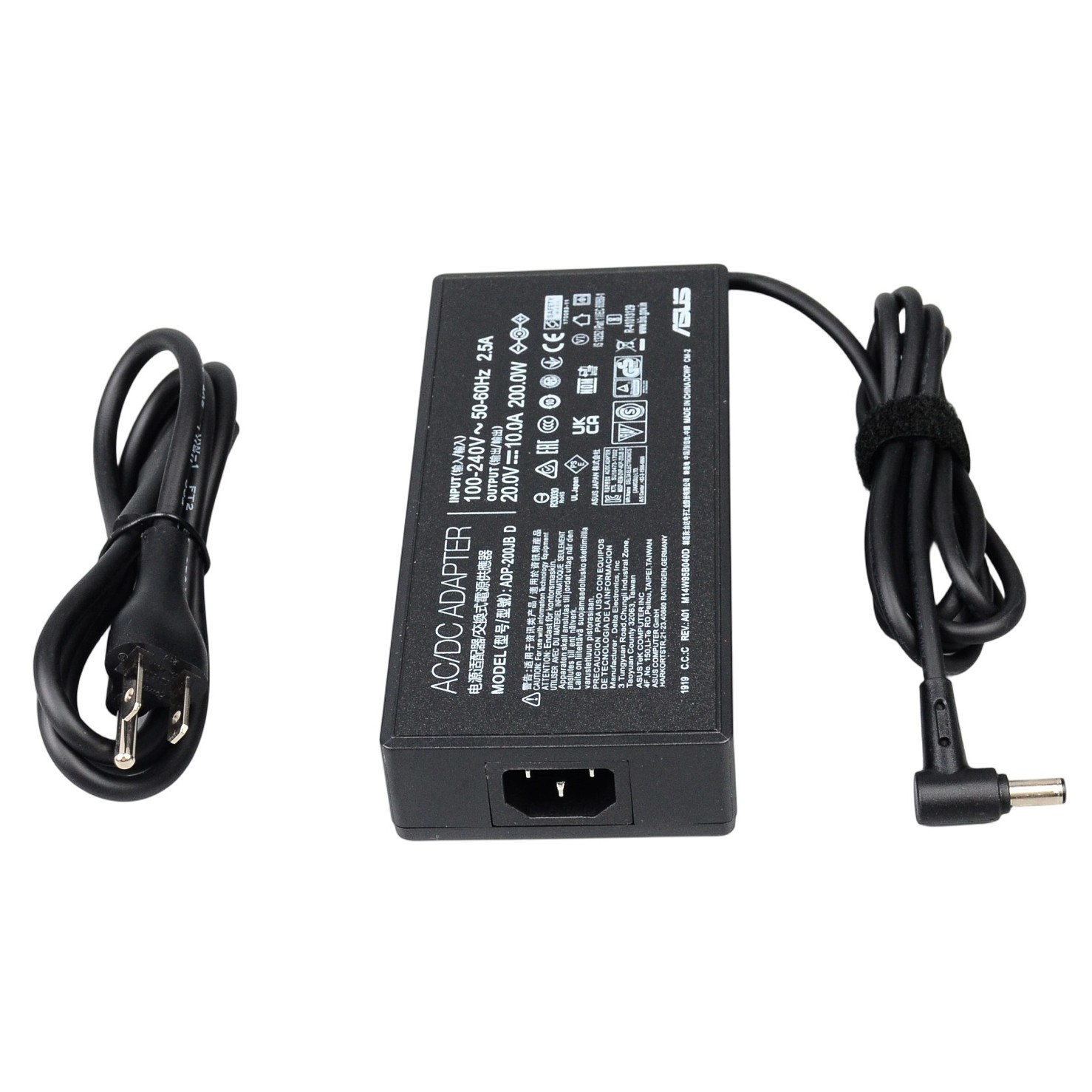 200W Laptop Charger for ASUS TUF Gaming F15 F17 ADP-200JB D 20V 10A 6.0x3.7mm