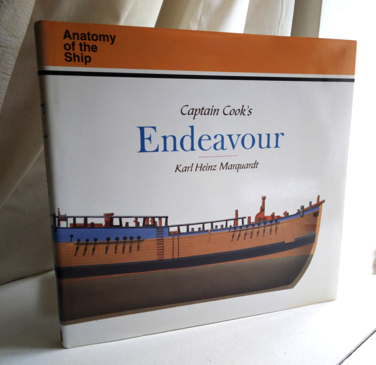 Captain Cook\'s Endeavour. Marquardt. H.M. Bark Foundation ship replica assoc Aus