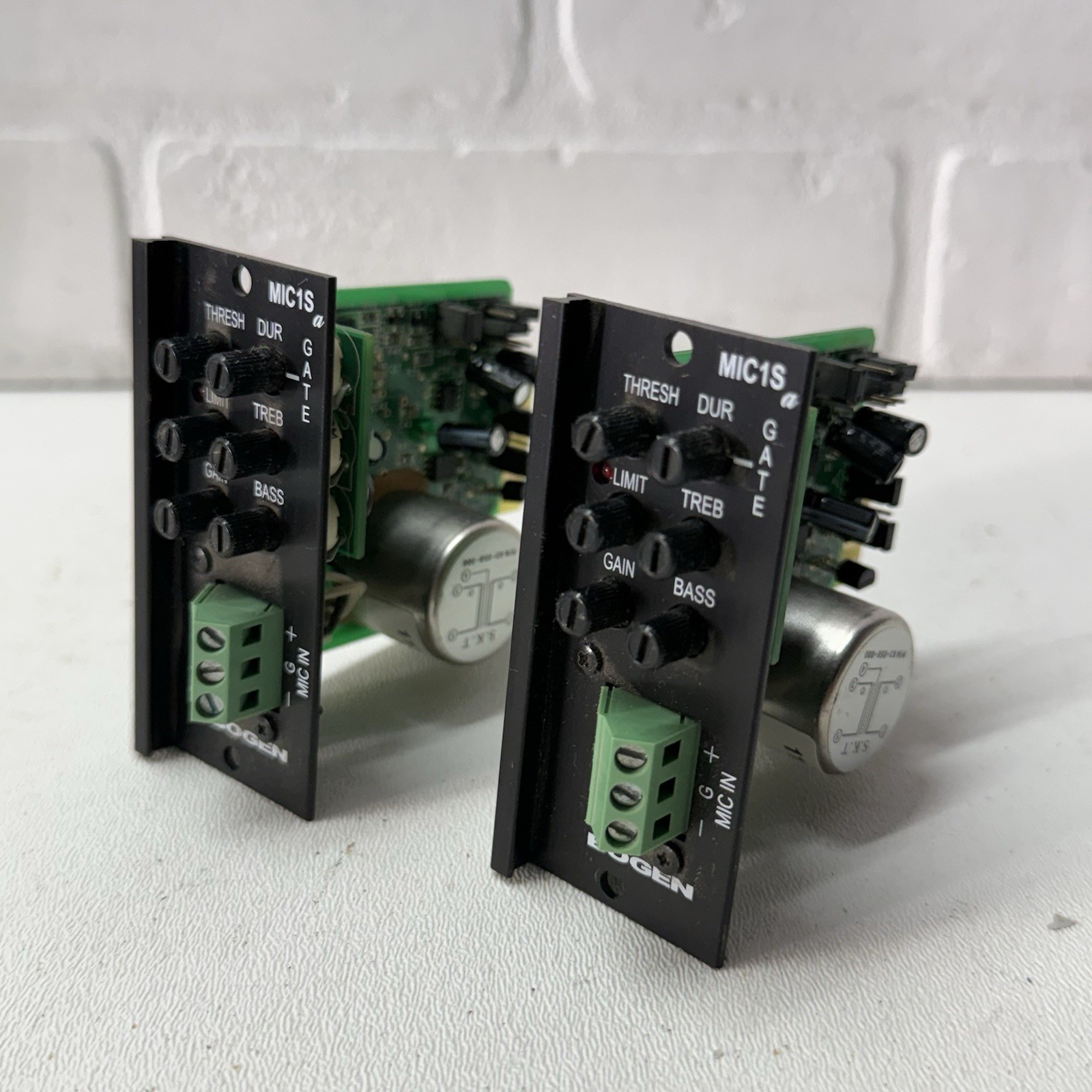 Lot of 2 Bogen MIC1S Microphone Input Modules