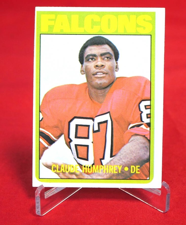 Claude Humphrey TOPPS Football Card 1972 #75 NFL EX-NM (1)