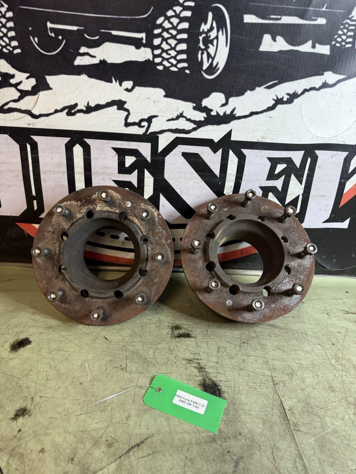 1999-2003 F450 Super Duty Wheel Hub Adaptor Front Axle Dually Spacer 4x2 8x225mm
