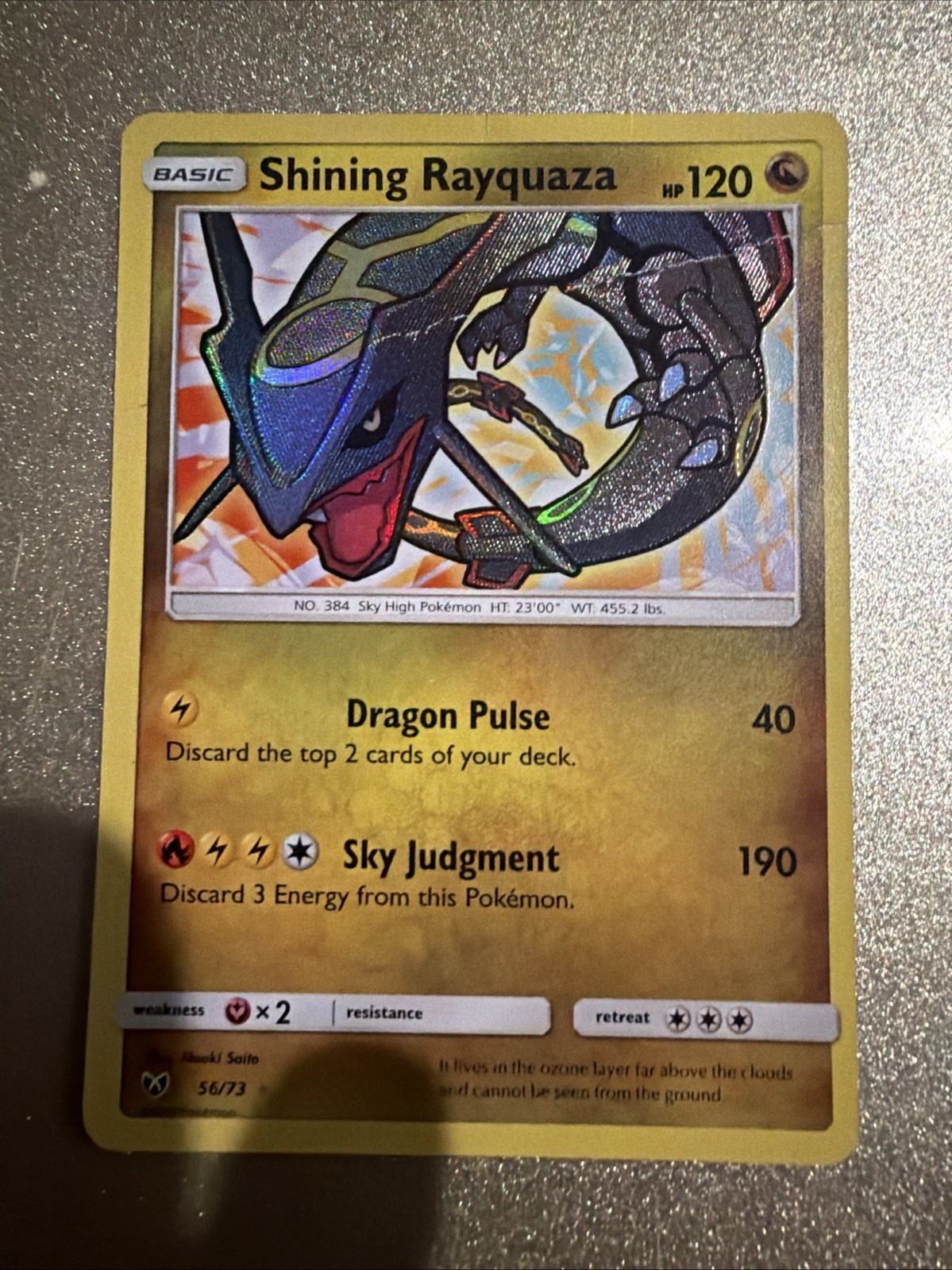 Shining Rayquaza 56/73 Shining Legends Holo Shining Rayquaza 56/73 Shining Legends Holo