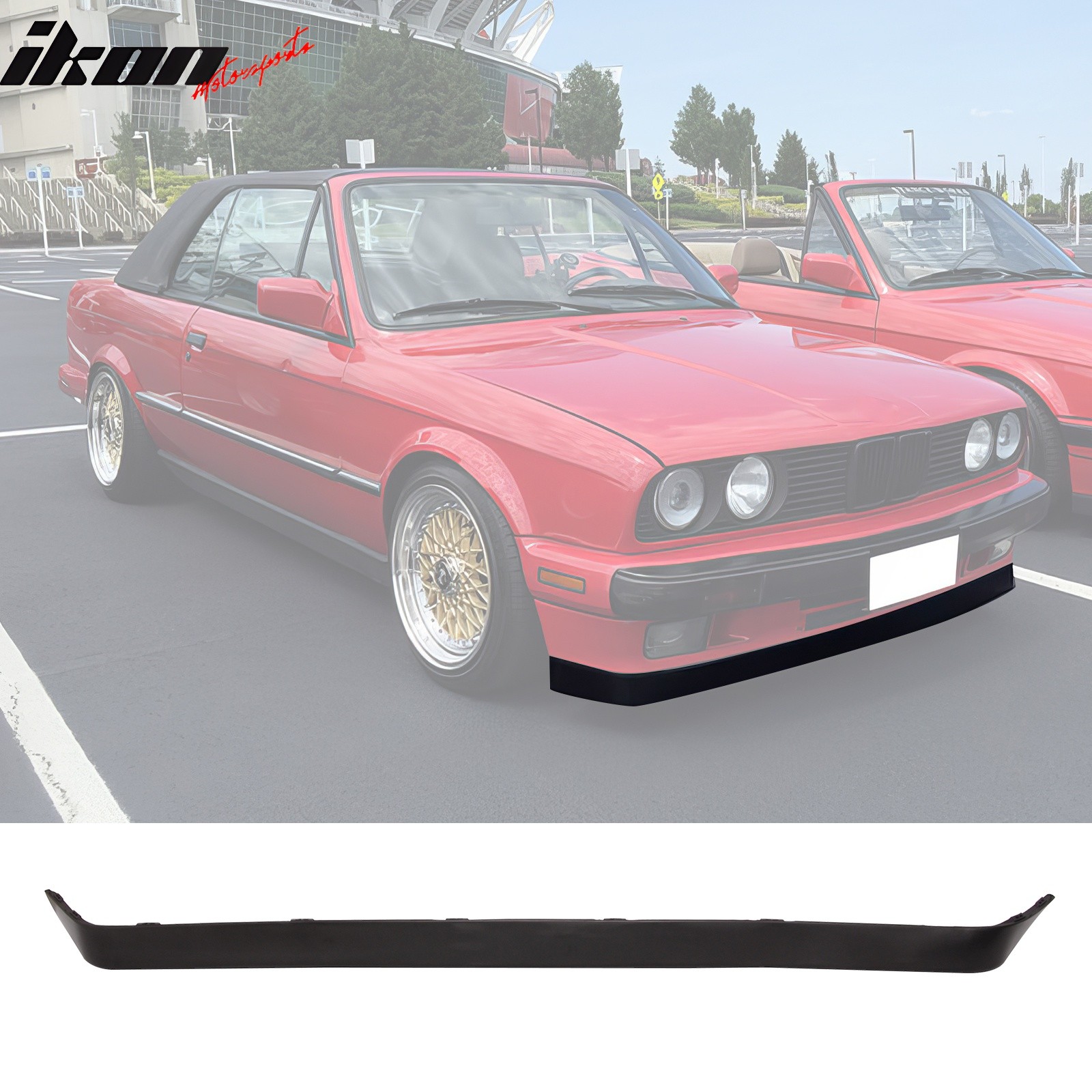 Fits 84-92 BMW E30 Lower Valance OE IS V2 M-T Msport Front Bumper Lip Spoiler Fits 84-92 BMW E30 Lower Valance OE IS V2 M-T Msport Front Bumper Lip Spoiler