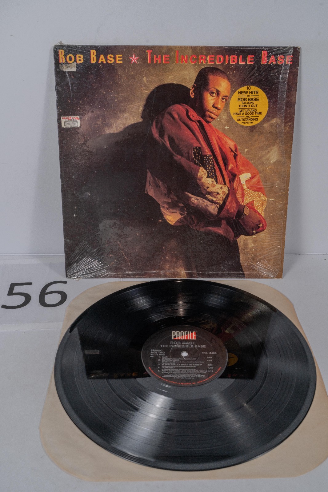 Rob Base The Incredible Base LP Profile Records PRO-1285 Orig 1989 Golden Era