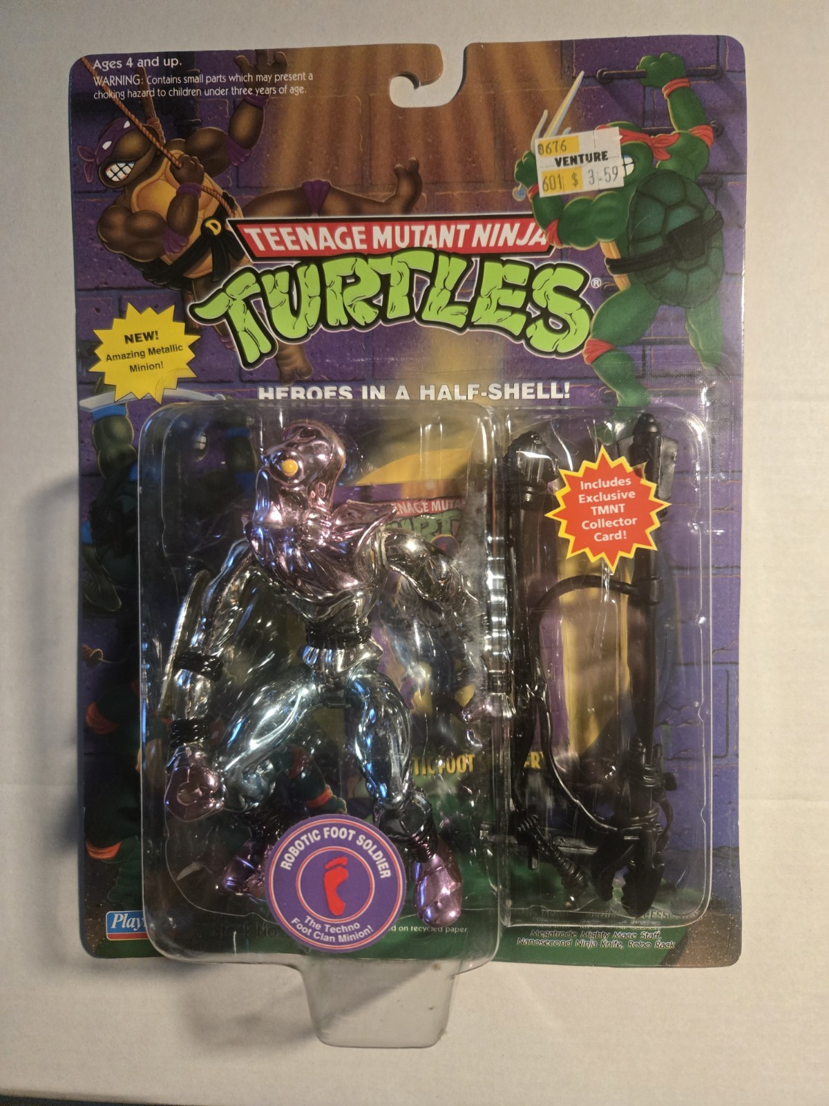 1994 TEENAGE MUTANT NINJA TURTLES ROBOTIC FOOT SOLDIER 