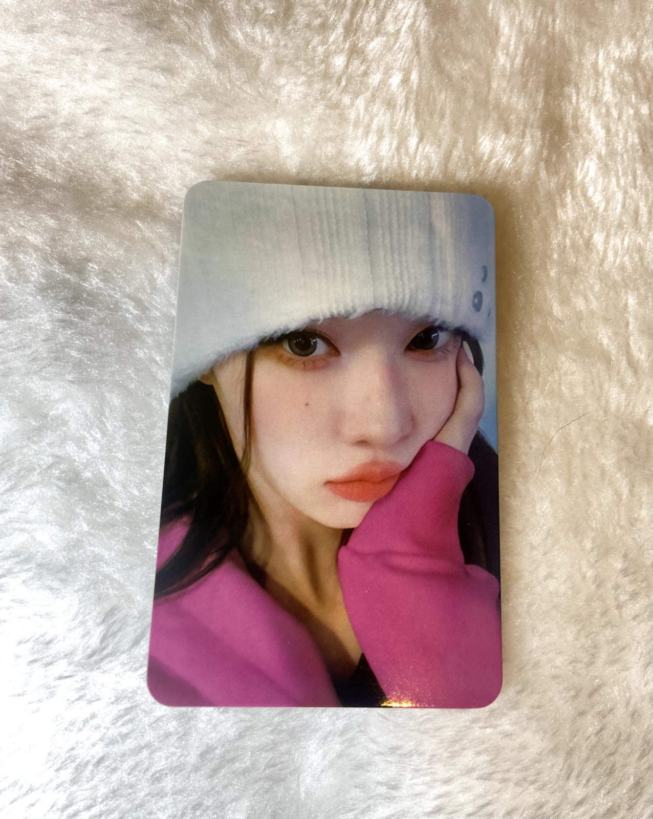 AESPA PHOTOCARD KPOP - 1 PC Pink Hoodie