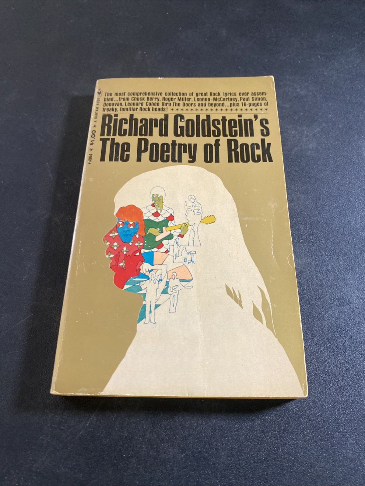 1969 Richard Goldstein\'s The Poetry Of Rock Bantam Paperback B12 1969 Richard Goldstein\'s The Poetry Of Rock Bantam Paperback B12