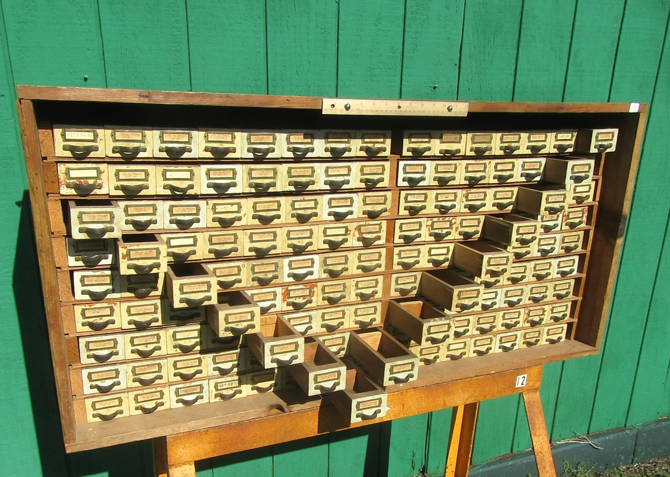 Vintage Antique 135 Drawer Cupboard Cabinet - Seed Jewelry Crafts Spices