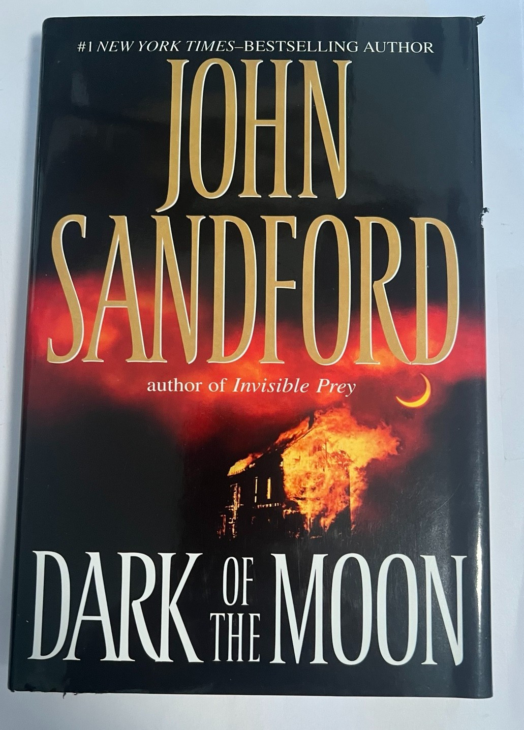 John Sandford Dark of the Moon First Edition Hardcover Thriller Mystery