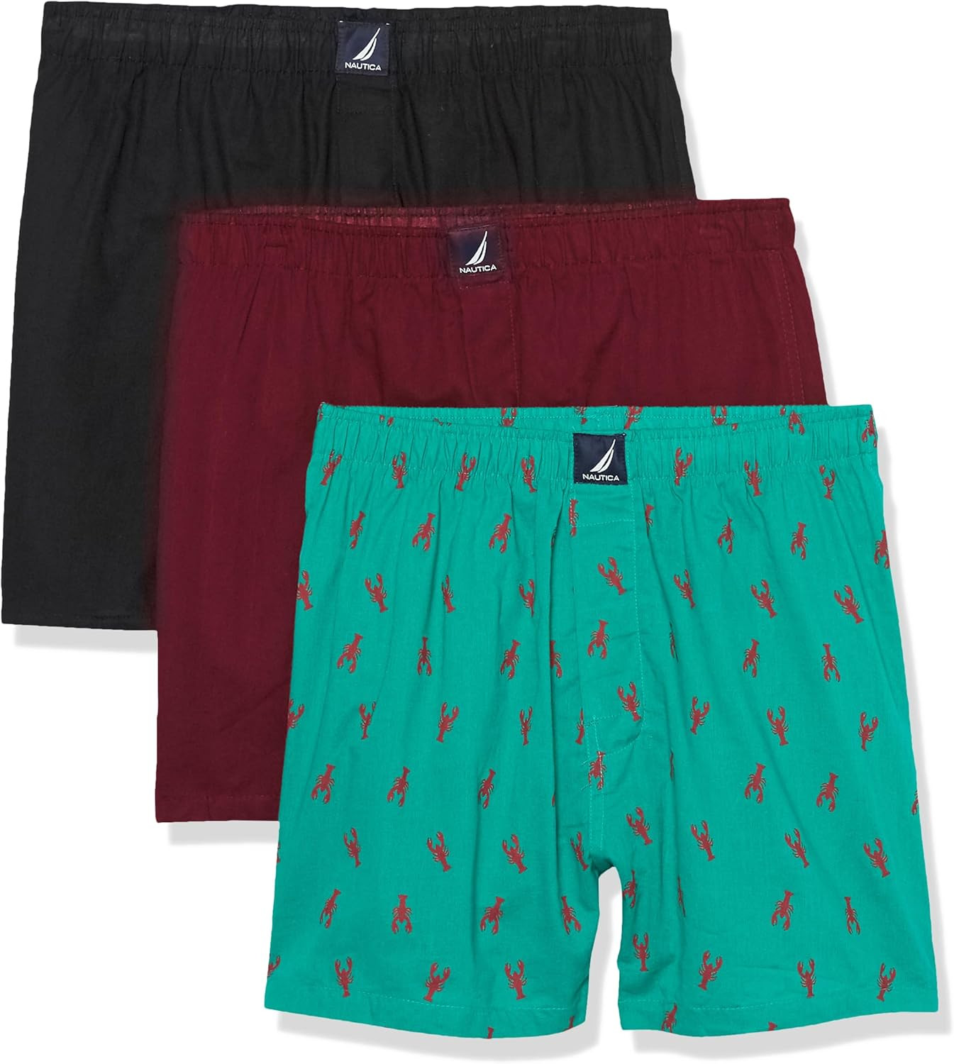 Men'S Classic Cotton 3-Pack Woven Boxers