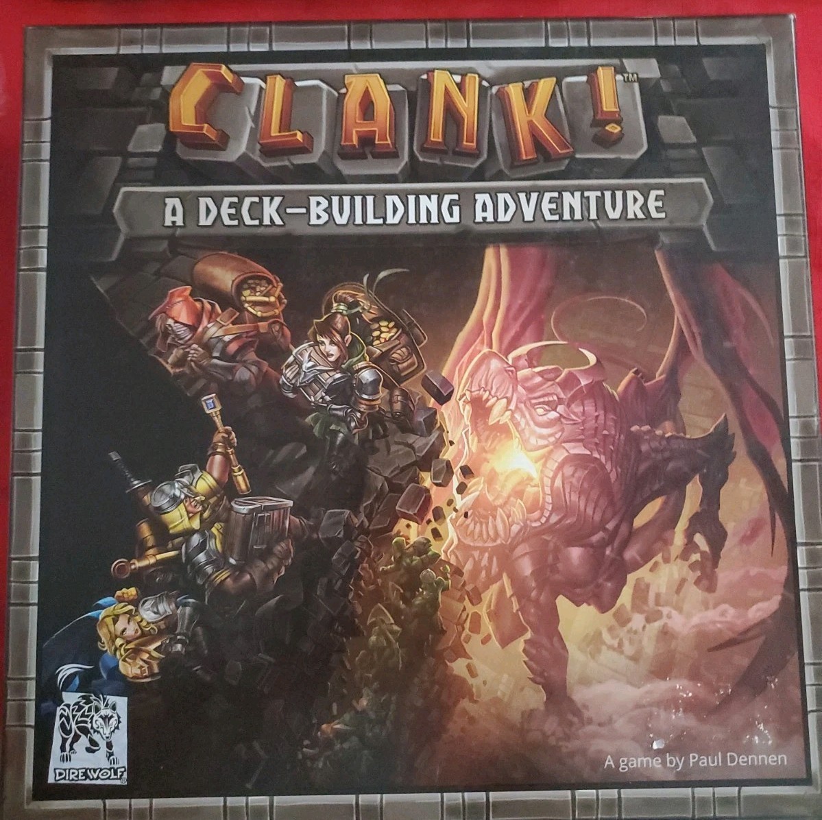 Clank A Deck-Building Adventure Board Game Open Box Missing 4 Player Tokens